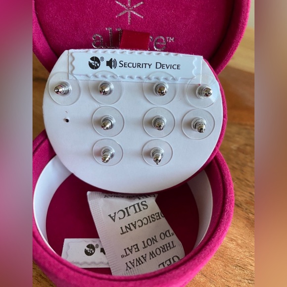 Sparkle Allure Fine Silver Plated CZ Earrings - Picture 4 of 7